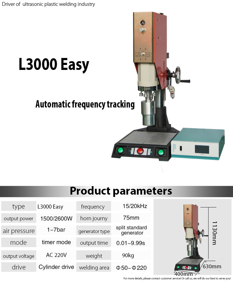 Ultrasonic Easy Plastic Welding Machine