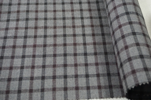 Three Colors of Tweed Wool Fabric