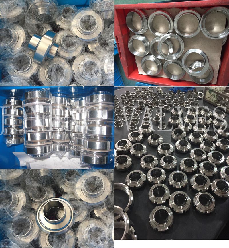Stainless Steel 6 Slot Hygienic Union Pipe Fitting (JN-UN2002)