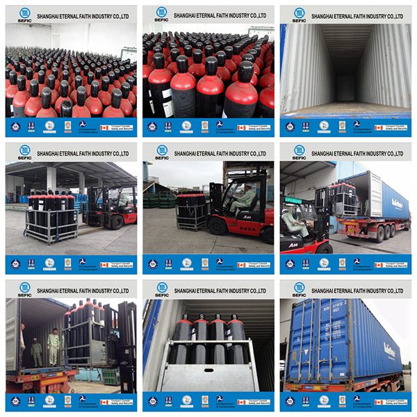 High Pressure Industrial CO2 Gas Cylinder CO2 Tank