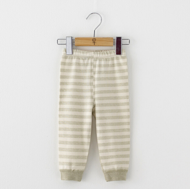 100% Organic Cotton Baby Infant Stripe Pants