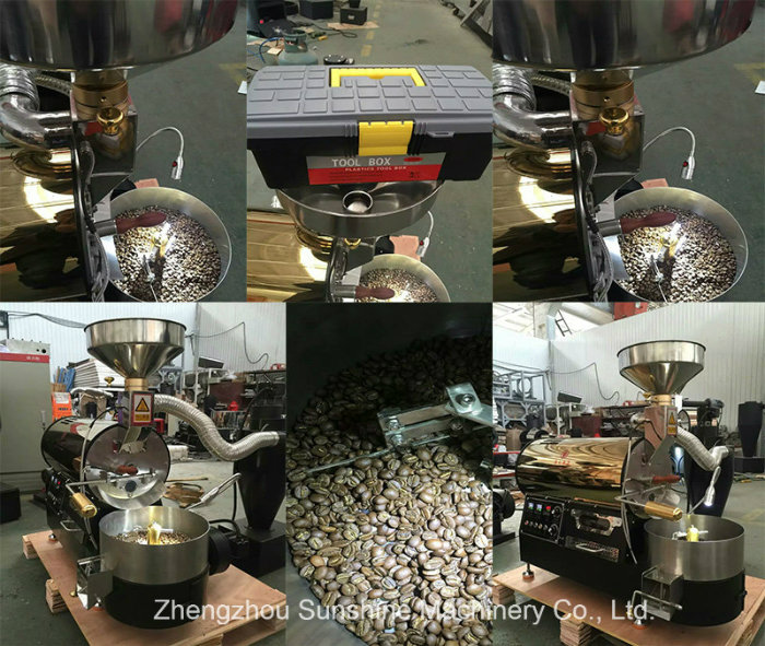 Coffee Roaster with Omron Control Instrument 1kg Coffee Bean Roaster