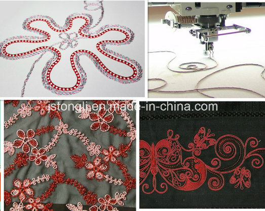 6 Heads Embroidery Machine Mixed with Cording Device (TL606+6)