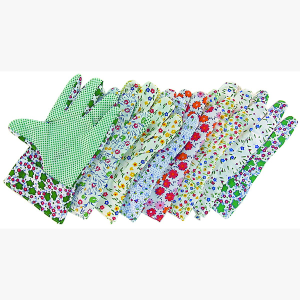 Economy Lady's Garden Work Glove with PVC Dots on Palm