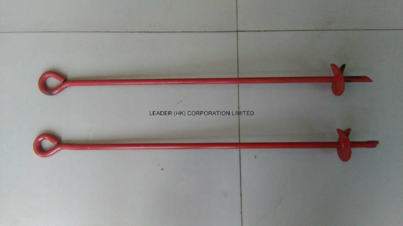 Ground Screw, Pole Anchor for Construction, Earth Auger/Ground Anchor