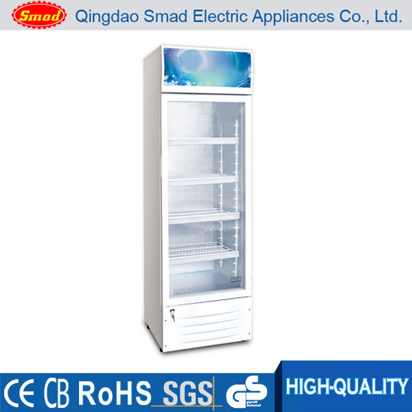 Glass Door Upright Display Freezer Showcase (LC-318)