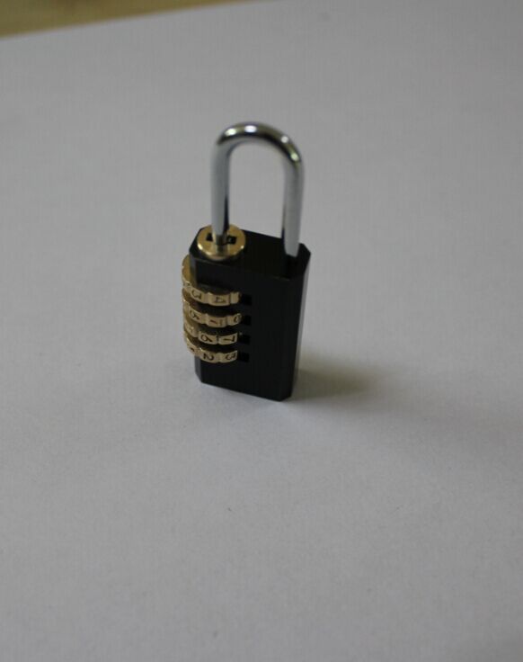 20mm Black Plated Brass Combination Padlocks (110213B)