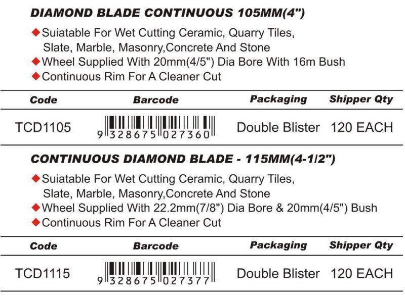 Diamond Saw Blade Continuous for Granite, Marble Quarring