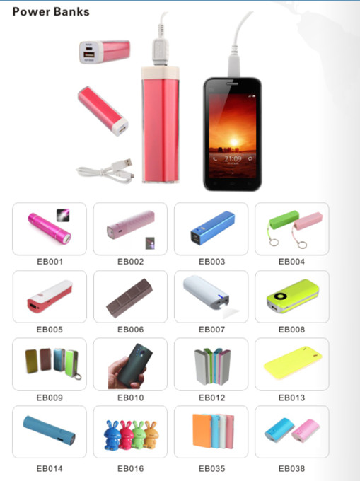 High Quality 5000mAh Slim Power Bank Charger with Giftbox (PB02)