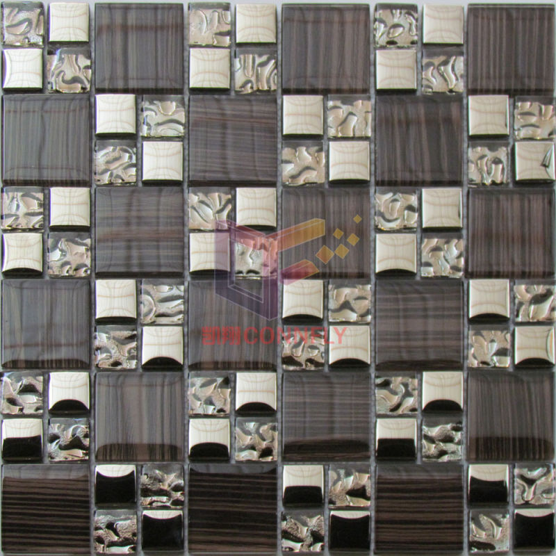 Wall Paper Like Crystal Mosaic Tiles (CFC642)