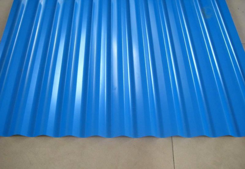 Construction Building Raw Material, Color Zinc Corrugated Metal Roofing Sheet