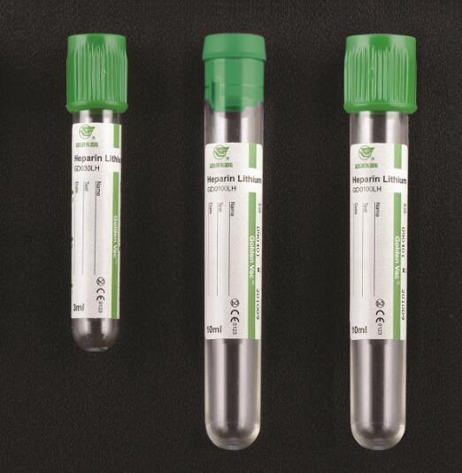 CE Approved Collection Blood Tube, Heparin Lithium (PET GLASS)