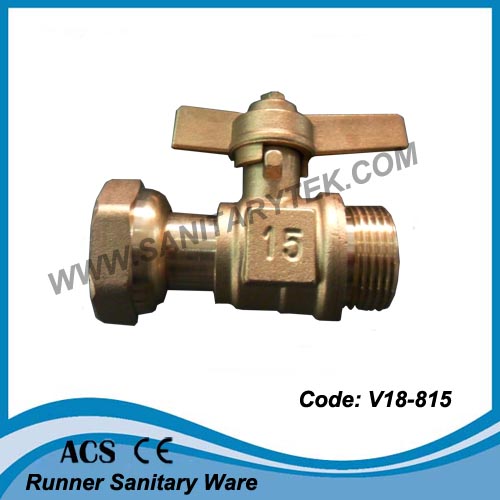 Brass Lockable Angle Ball Valve