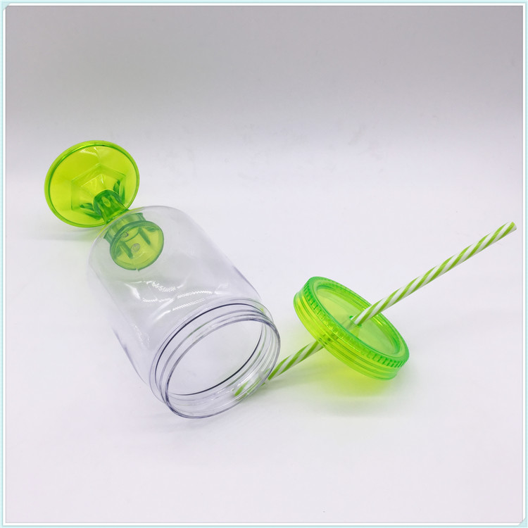 Hot Sale Plastic Auto Mug with Straw (SH-PM33)