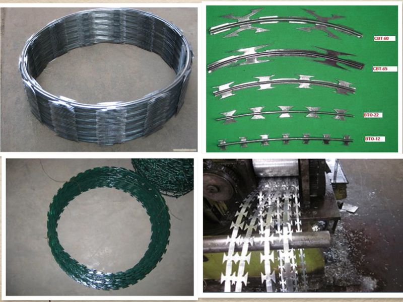 Hot-Dipped Galvanized Iron Razor Barbed Wire with Good Quality