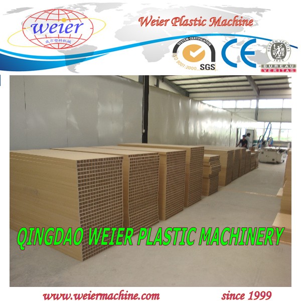 WPC Building Templates Boards Extrusion Line