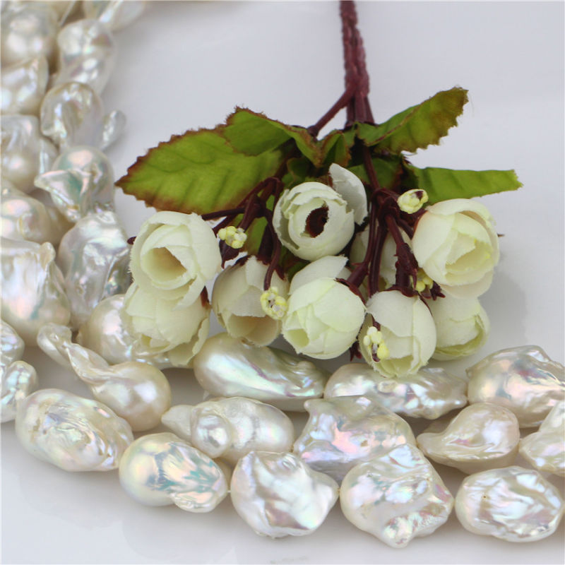 Fashion Freshwater Pearl Jewelry Accessory AA Large Nucleated 20mm Pearl String