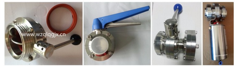 Made in China Food & Beverage Sanitary Butterfly Valve for Beer Equipment