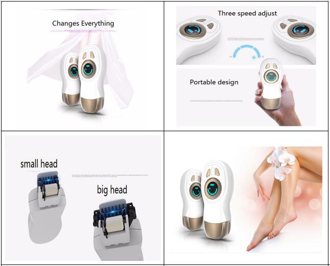 Gold Electric Epilator Can Sterilize While Working