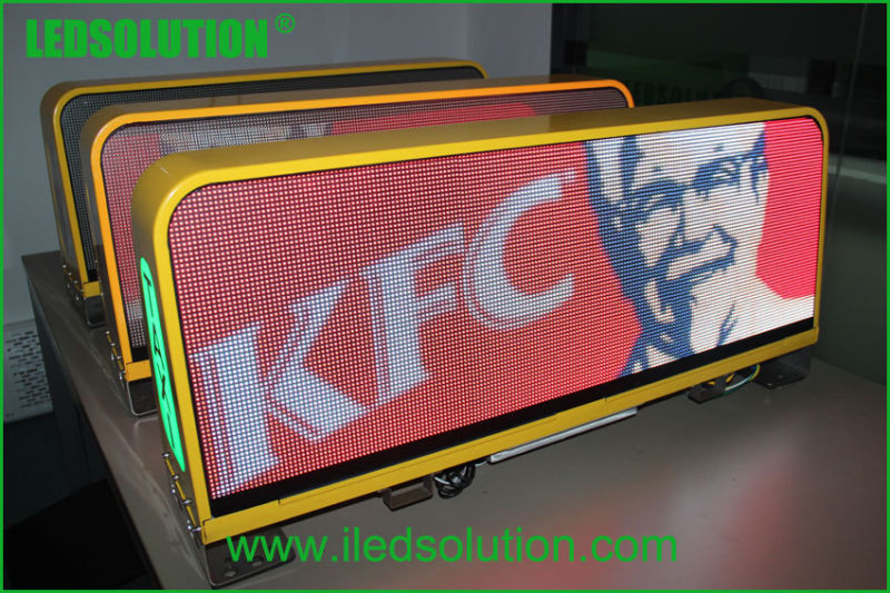 LEDSOLUTION P5 High Brightness 3G Taxi Top LED Display