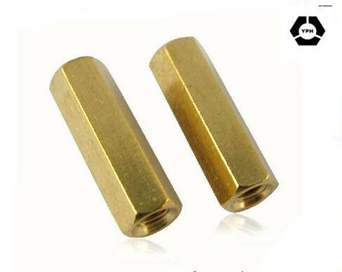 DIN6334 Threaded Brass Hexagon Coupling Nut