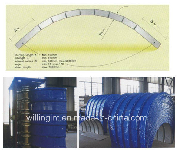 Hot China Glazed Roofing Sheet Curving Machine