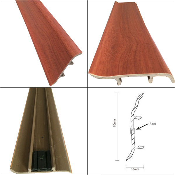 Laminate Flooring Accessories Plastic Skirting PVC Skirting