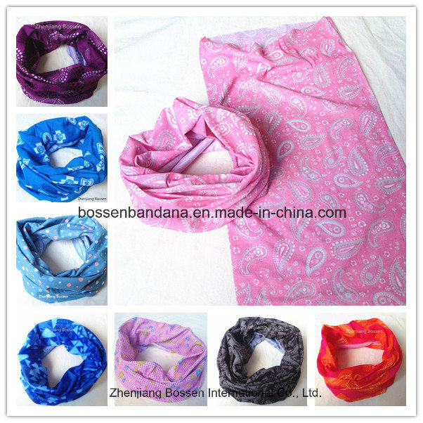 Custom Microfiber Outdoor Multifunctional Seamless Promotional Tubular Bandana