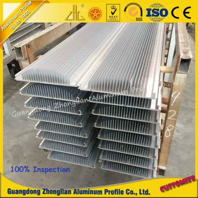 Factory Extrusion Aluminum Heat Sink Profile for Atomotive Industry AA6063 T5