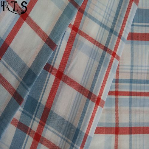 100% Cotton Poplin Woven Yarn Dyed Fabric for Shirts/Dress Rls40-47po