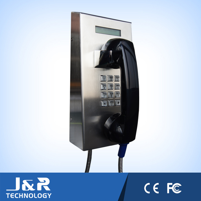 Weatherproof Industrial Telephone, Public Emergency LCD Phone, Prison Phone