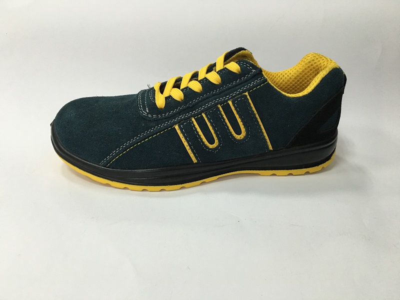 Upper Suede Leather Sole PU Work Safety Shoe