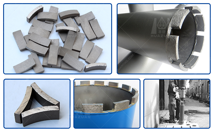 24X4X10mm Diamond Core Drill Segments