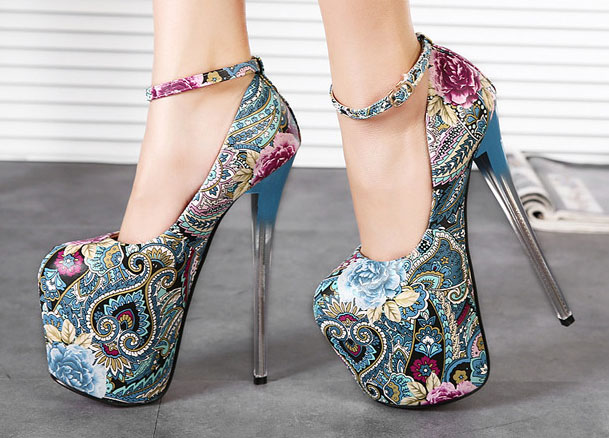 Classic Fashion High Heeled Women Shoes (Y 09)