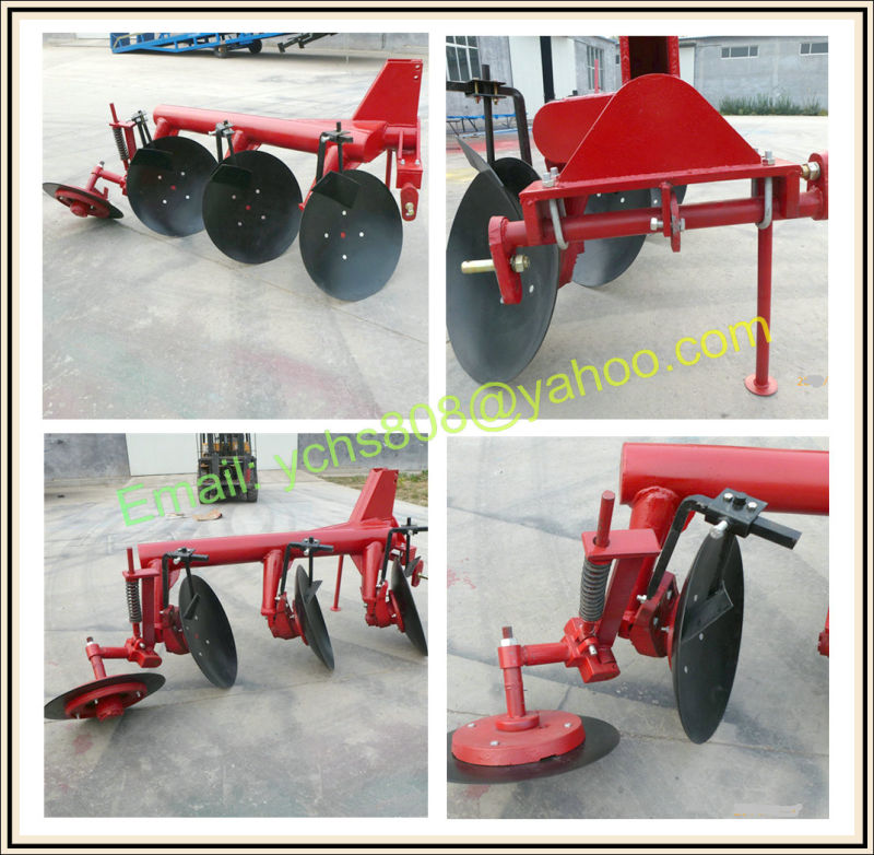 Agriculture Farm Tool 3 Pipe Disc Plough for Yto Tractor