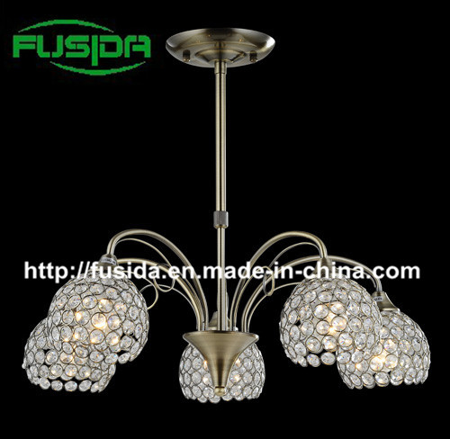 New Design 3 Lamps Crystal Chandelier Pendant Lighting for Hotel Decotive