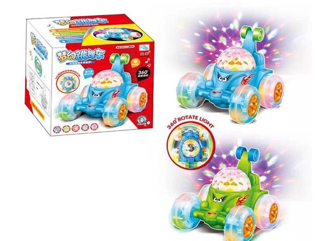 Battery Operated Flashing Car with Light and Music for Kids