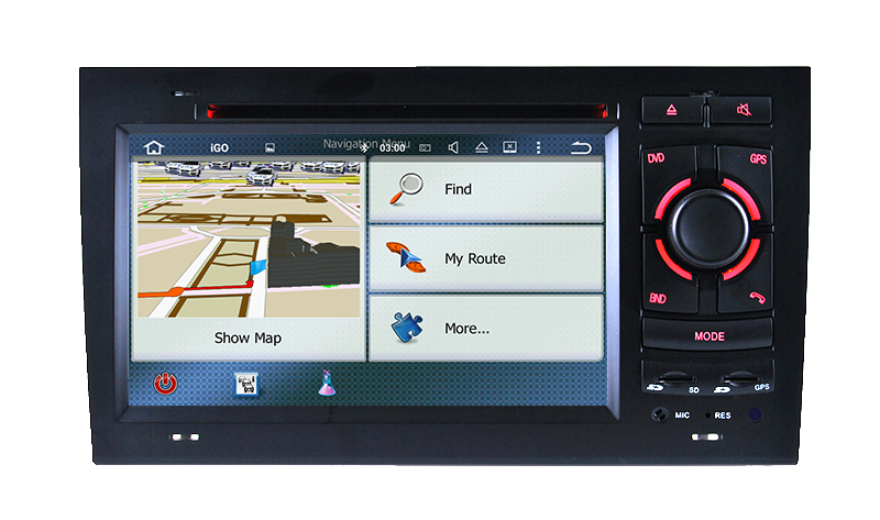 Hot Sale Hl-8745 Android 5.1 Car DVD GPS for Audi A4/S4/RS4 in-Dash Car Radio with 3G WiFi GPS Navigation