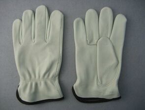 Goat Skin Leather Keystone Driver Work Glove-9700