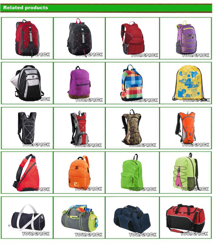 Fashion Custom Sports Bag Travel Laptop Backpack for School