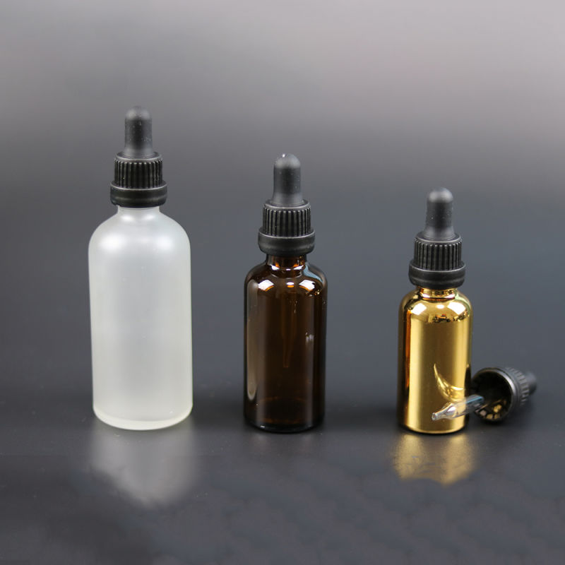 Wholesale Black Child Proof Glass Dropper for 30ml 50ml Bottle (ND06)