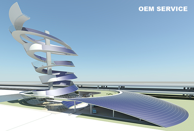 Modern Techniques Roof Rack for Solar Power System (NM0300)