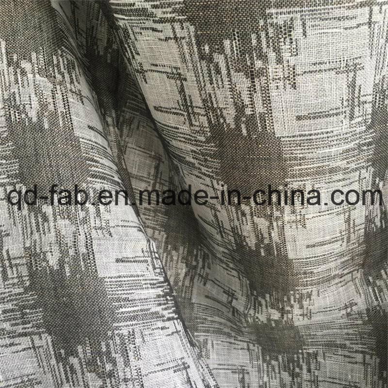 Fashionable Linen Cotton Jacquard Fabric (QF16-2514)