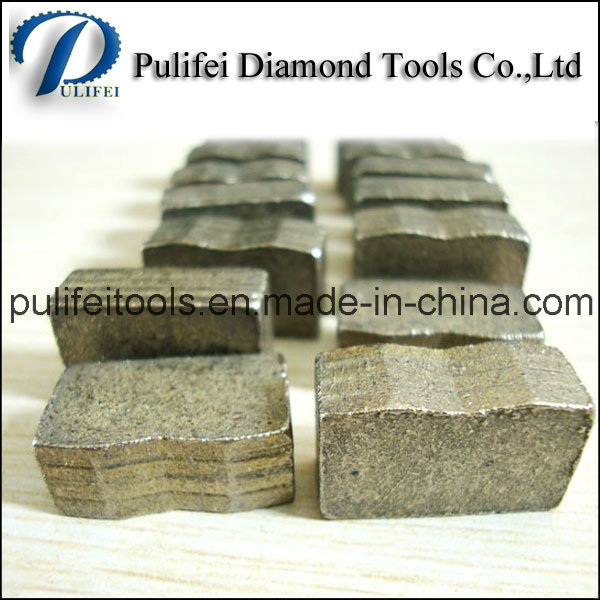 Pulifei Diamond Cutting Granite Block Marble Stone Segment on Sale