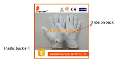 Light Medium Weight Cotton Inspector Parade Gloves Dch114