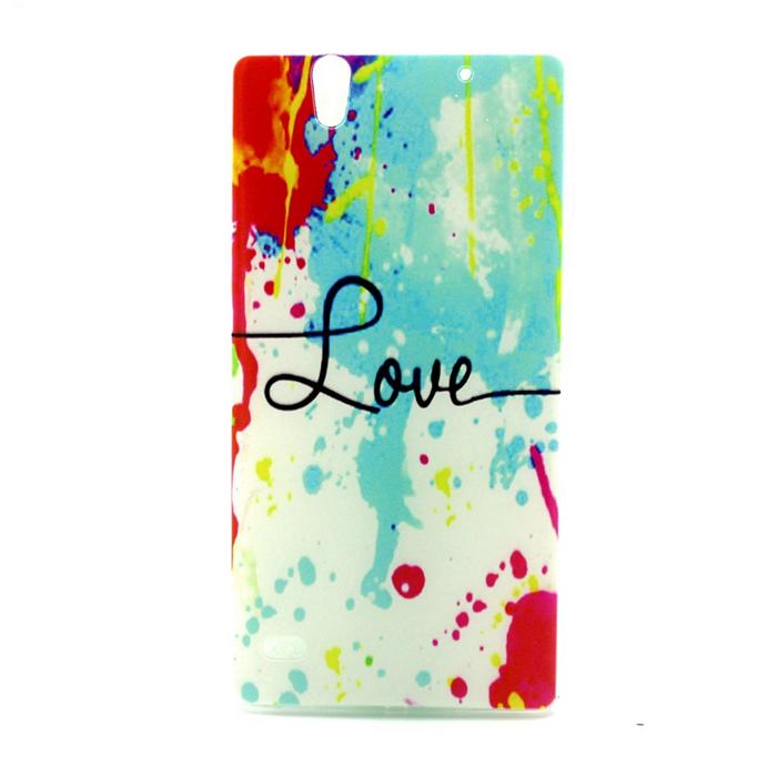 Colorful Painted Softcases for Sony Cell Phone