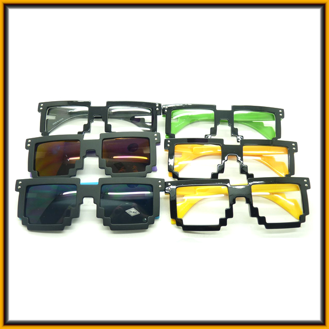 Classic Party Cheap Colored Glasses with Big PC Frame M0022