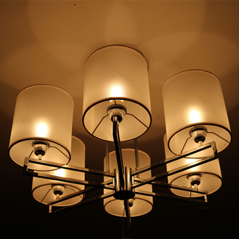 Six Lights Lantern Shape Metal Decorative Pendant Lamp