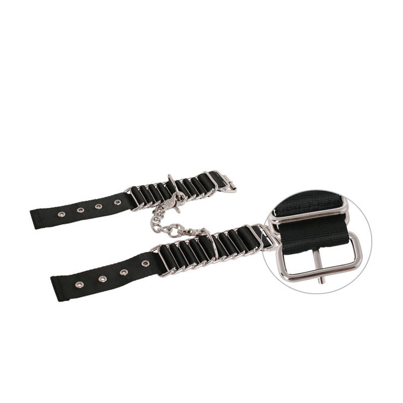 Good Quality Erotic Toys Bondage Set Fetish Woman Leather Handcuff Strapon