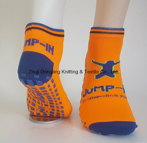 Custom Anti Slip Kids Jump Trampoline Socks